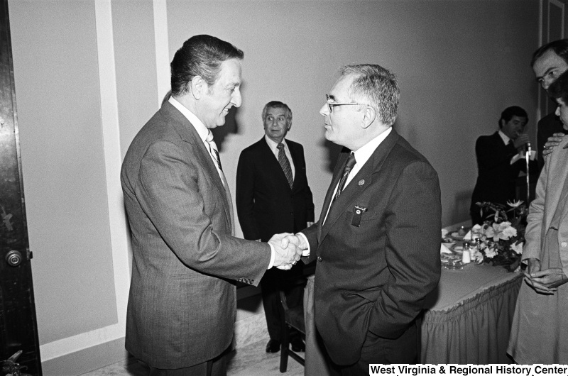 Photograph of Congressman Gus Bilirakis (FL) with actor Danny Thomas