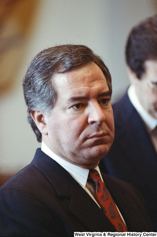 Photograph of Congressman Nick Rahall at an unidentified hearing