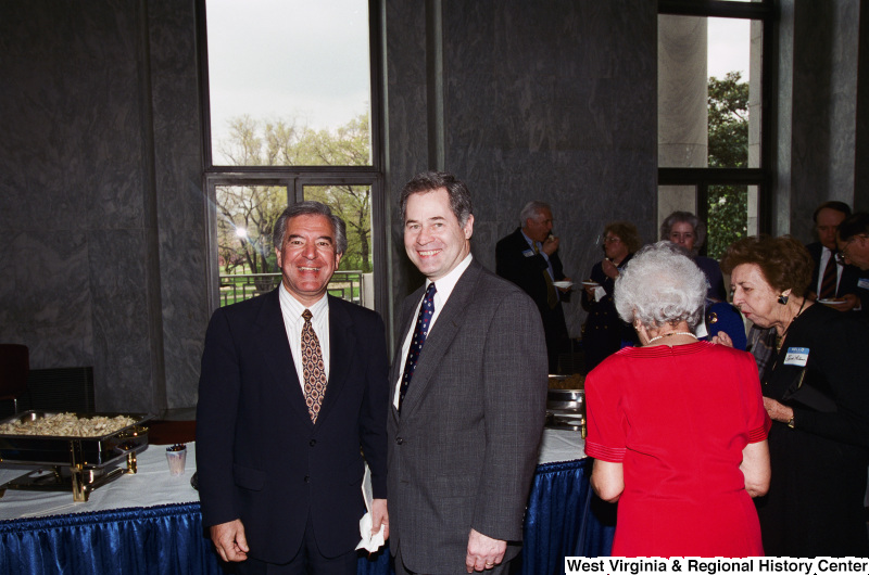 Photograph of Congressmen Nick Rahall and Alan Mollohan