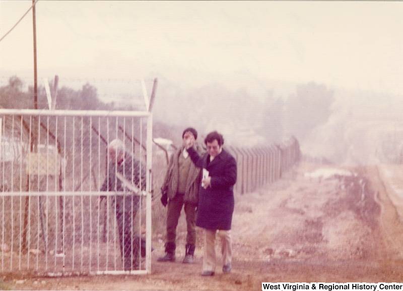 From left to right: Adel Tayar, Unidentified Israeli soldier, Congressman Nick RahallCongressman Nick Rahall at "Good Fence" along the border of Lebanon and Israel. Adel Tayar is a resident of Kfeir, Lebanon. He known Rahall's Pappa Asaff's sister who lives in Kfeir.