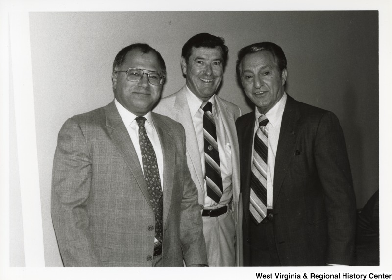 From left to right; Bob Joseph, President of the National Association of Arab-Americans; Pennsylvania Senator Austin Murphy and Danny Thomas, comedian and actor.