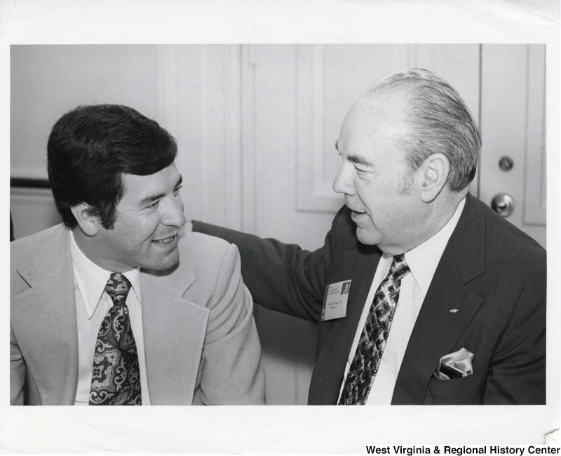 Congressman Nick Rahall II and Willard Erwin at the West Virginia Accountant Breakfast.