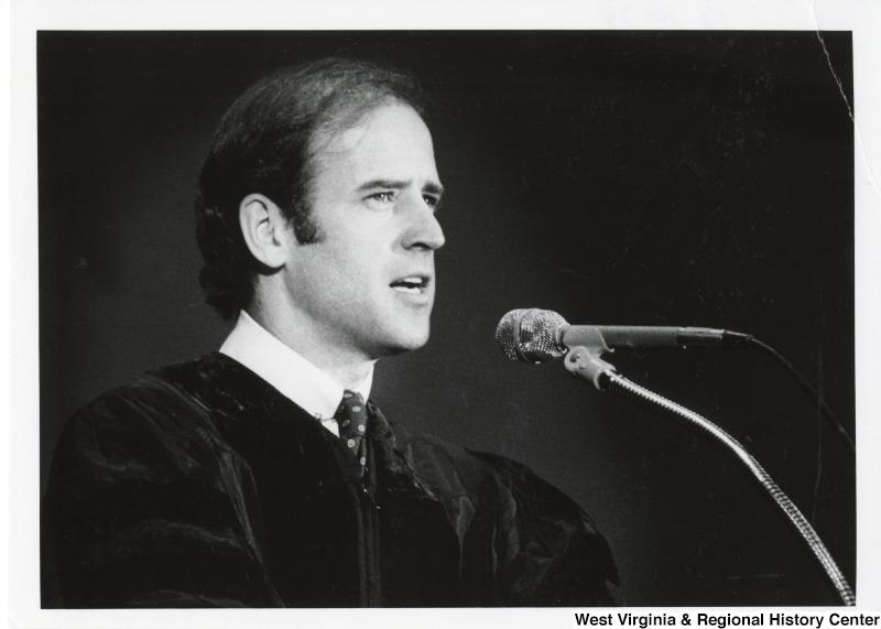 Senator Joe Biden (D-DE) speaking at Marshall University graduation.