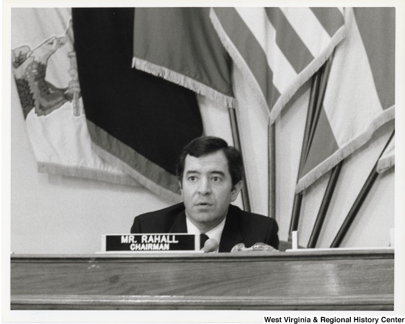 Congressman Nick Rahall II as Chairman of the Subcommittee on Mining and Natural Resources.