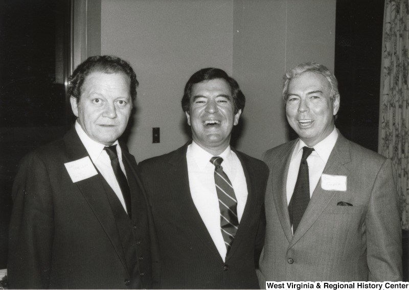 L-R: Dan MacLean, Representative Nick J. Rahall (D-W.Va.), Bob Farber.