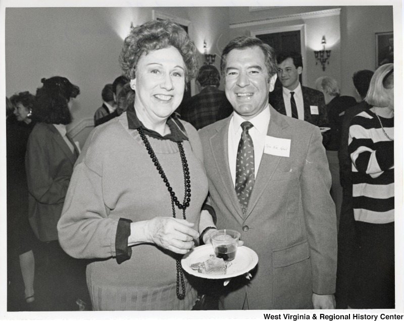 Congressman Nick Rahall with Jean Stapleton, All in the Family actress, at Congressional Arts Caucus Luncheon