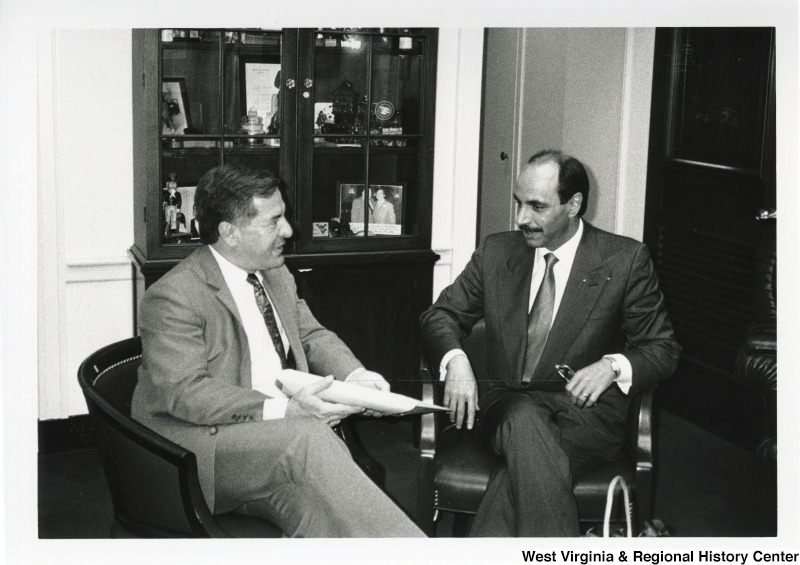 Congressman Nick Rahall (D-WV) with Kuwaiti Ambassador Saud Nasser Al-Saud Al-Sabah.