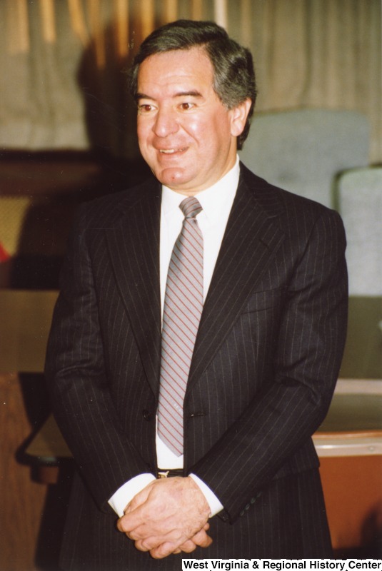 Representative Nick J. Rahall (D-W.Va.) smiles for a photograph.