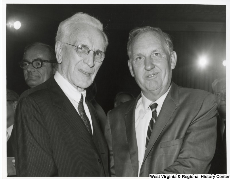 Congressman Carl Perkins (D-KY) with House Minority Leader Bob Michel (R-IL).