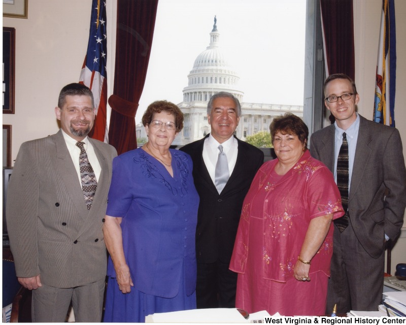 Congressman Nick Rahall (D-WV) with unidentified Wayne County Community Services Organization members in his D.C. office