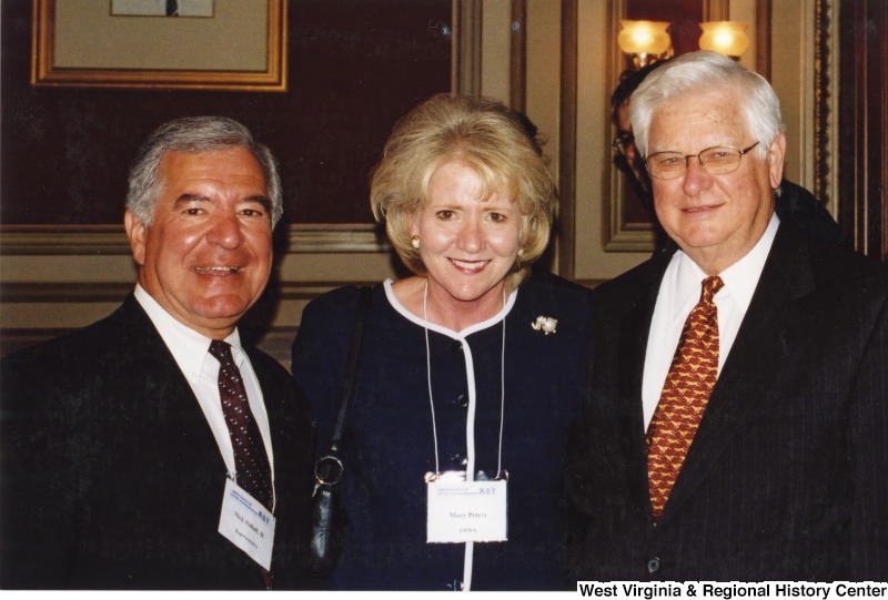 From left to right: Congressman Nick Rahall (D-WV), former United States Secretary of Transportation Mary Peters, and Congressman Hal Rogers (R-KY).